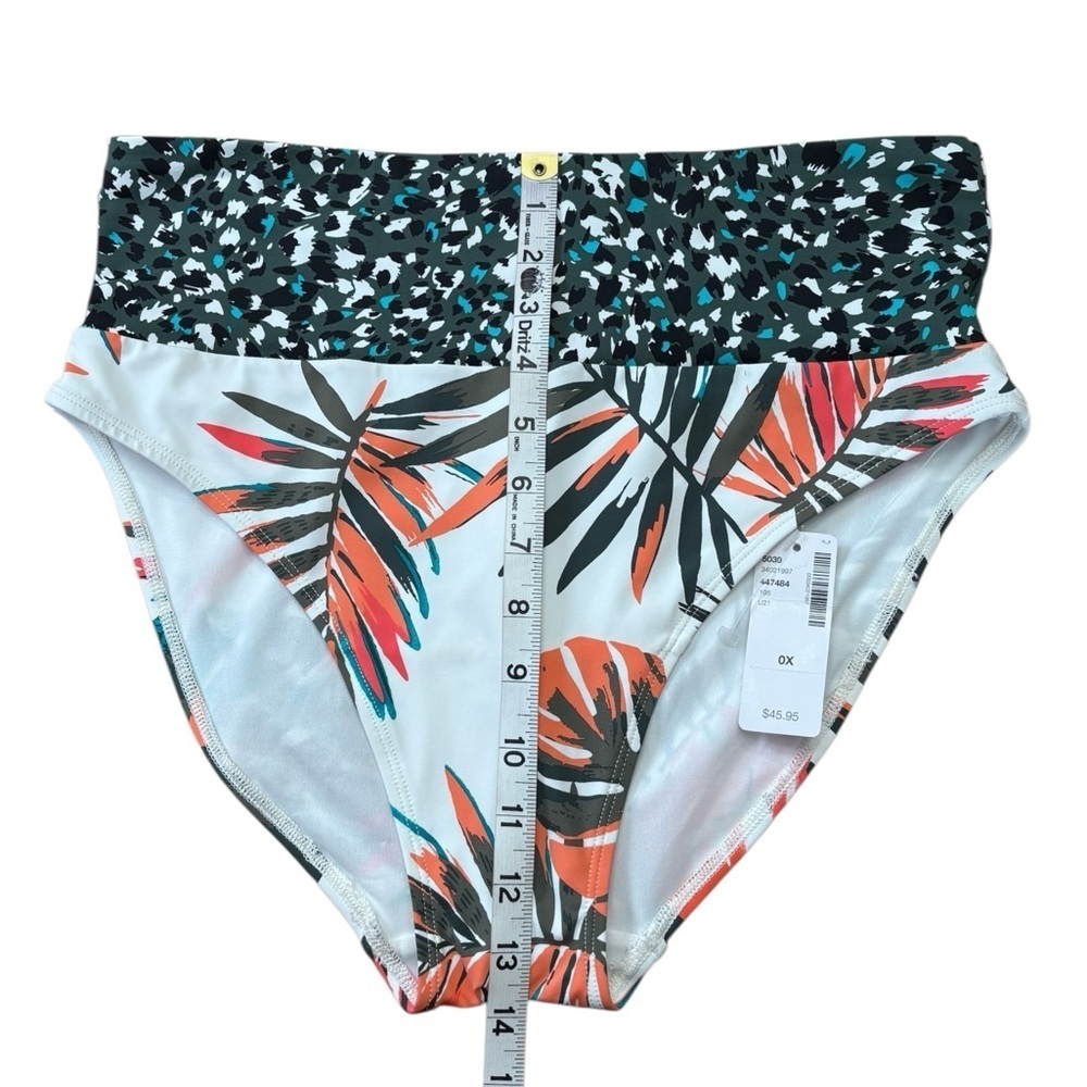 In Every Story by Penningtons, High-Waist Bikini Bottom, Plus Size 0X (14W) - Picture 3 of 7